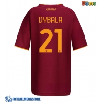 Fotballdrakt Dame AS Roma Paulo Dybala #21 Hjemmedrakt 2025-26 Kortermet